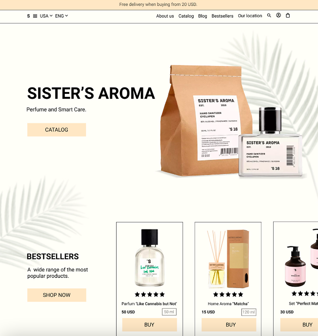 Sister's Aroma overview